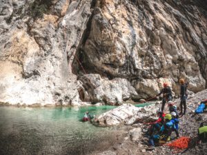 Stage canyoning perfectionnement verdon